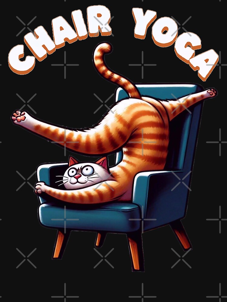Chair Yoga by FreshArtFusion T-Shirts, Hoodie, Sweatshirt | BlankRebels.com (Image 3)