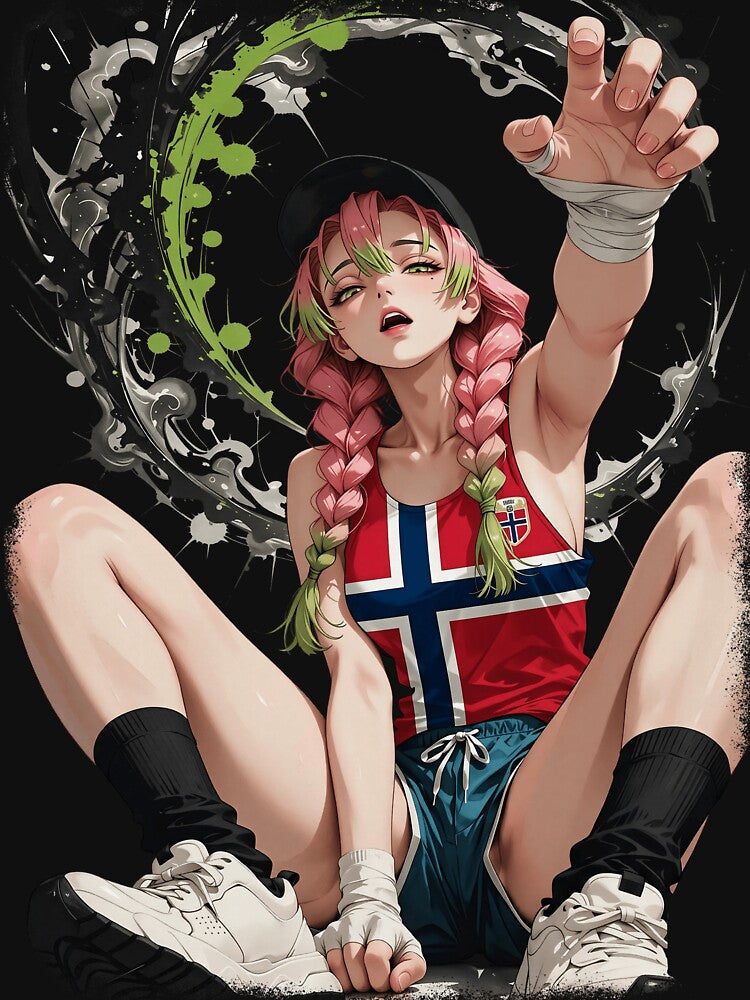 Norway Soccer Waifu Grunge by Senpai Syndicate
