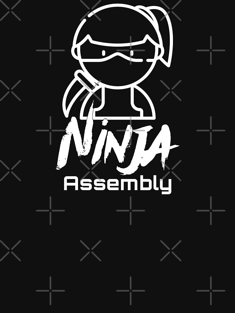 Assembly Ninja (white) by Stornu2Ruedas T-Shirts, Hoodie, Sweatshirt | BlankRebels.com (Image 3)