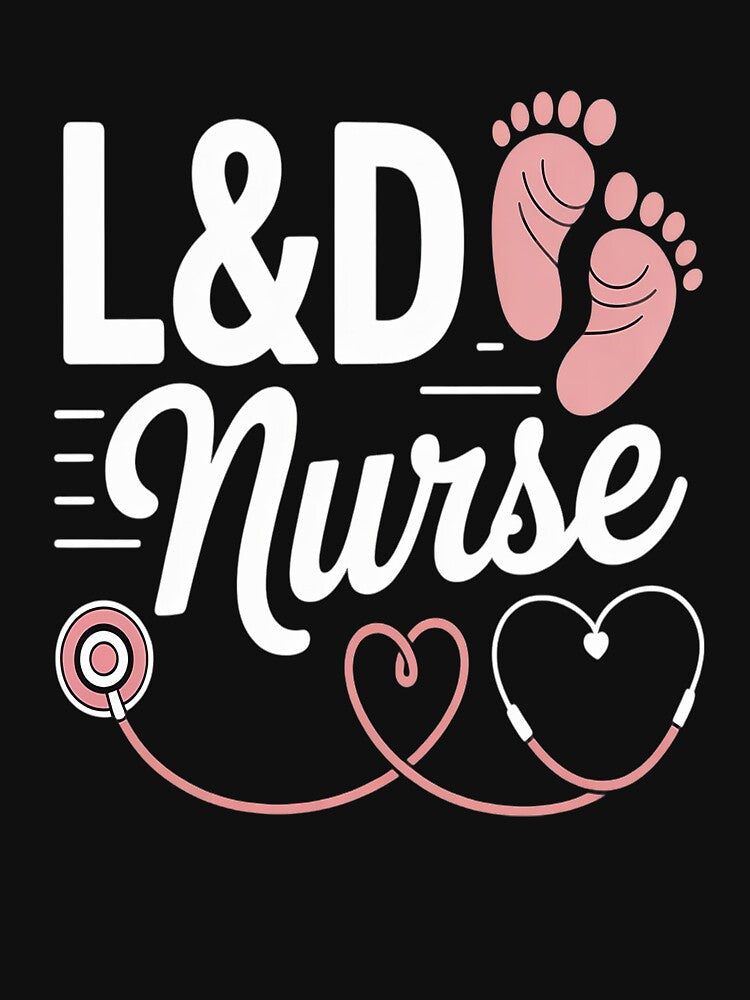 Cute Labor and Delivery Nurse - L&D Nurse Appreciation by kakashinn T-Shirts, Hoodie, Sweatshirt | BlankRebels.com (Image 3)