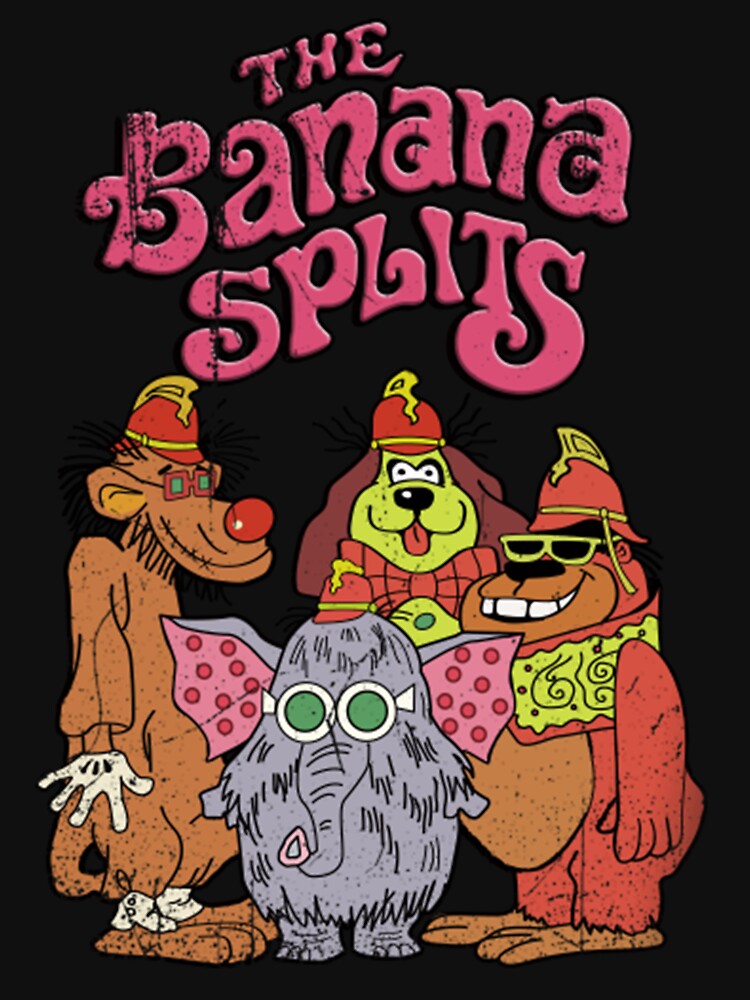 Distressed Vintage Style Banana Splits T-Shirt by AneReyes Hoodie, Sweatshirt | BlankRebels.com (Image 3)