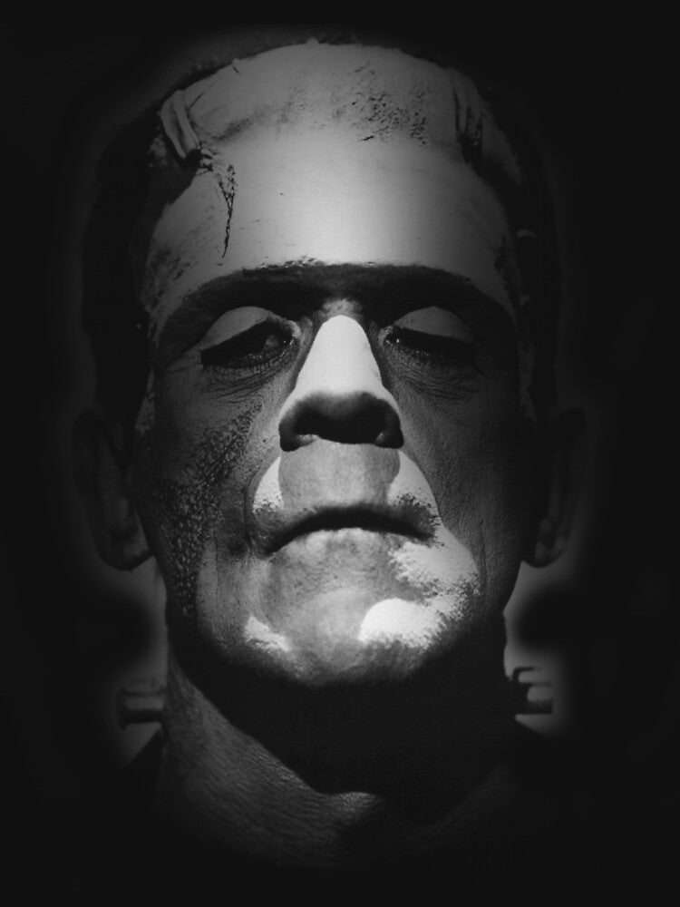 Frankenstein Monster Boris Karloff Face by Flying Jake T-Shirts, Hoodie, Sweatshirt | BlankRebels.com (Image 3)