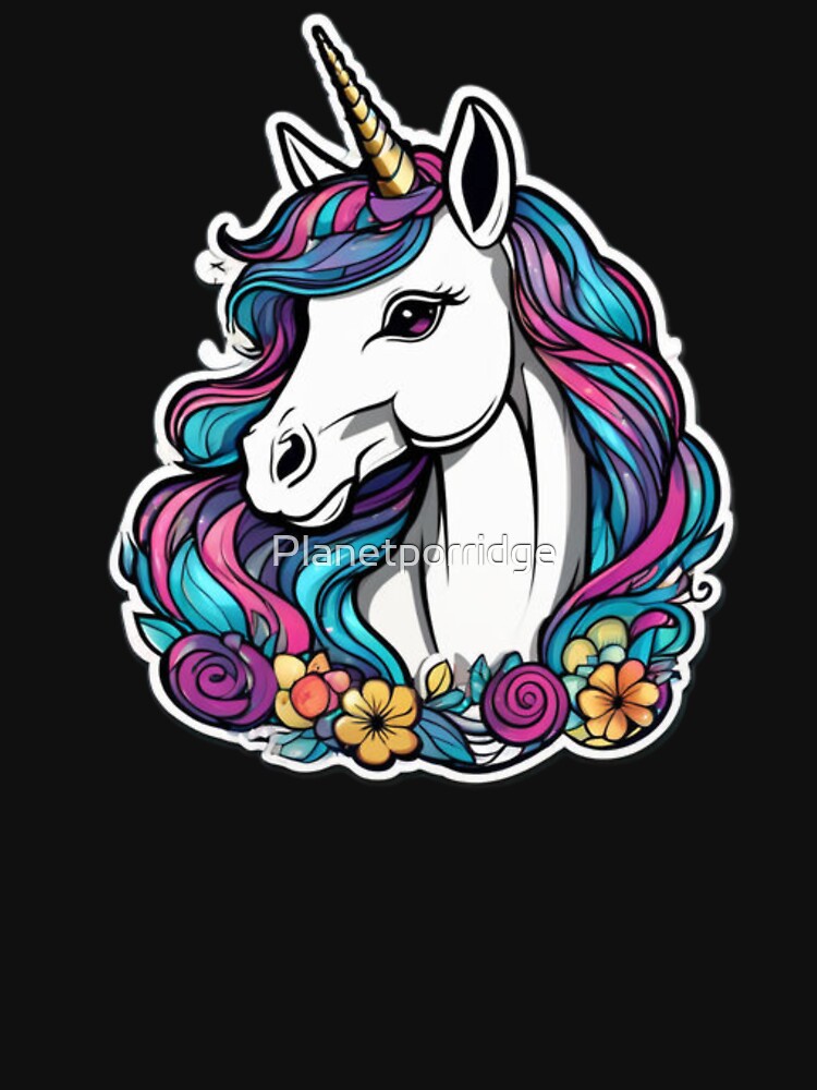 Unicorn Artwork by Planetporridge T-Shirts, Hoodie, Sweatshirt | BlankRebels.com (Image 3)