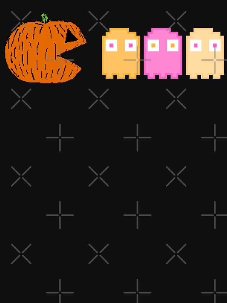 8bit Pumpkin Ghosts Funny Retro Halloween Design by up4tee T-Shirts, Hoodie, Sweatshirt | BlankRebels.com (Image 3)