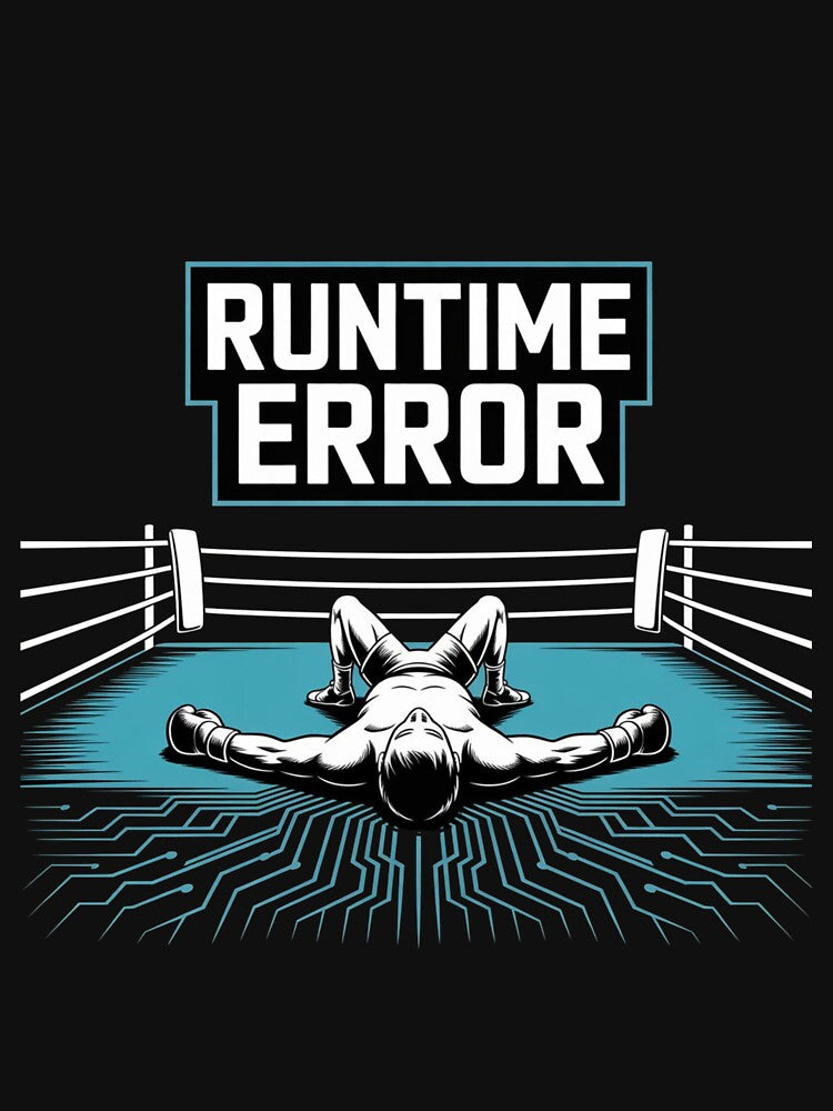 Runtime Error Boxer - Funny Coding Boxing Developer Gift by dose-of-art-lab T-Shirts, Hoodie, Sweatshirt (Image 3)