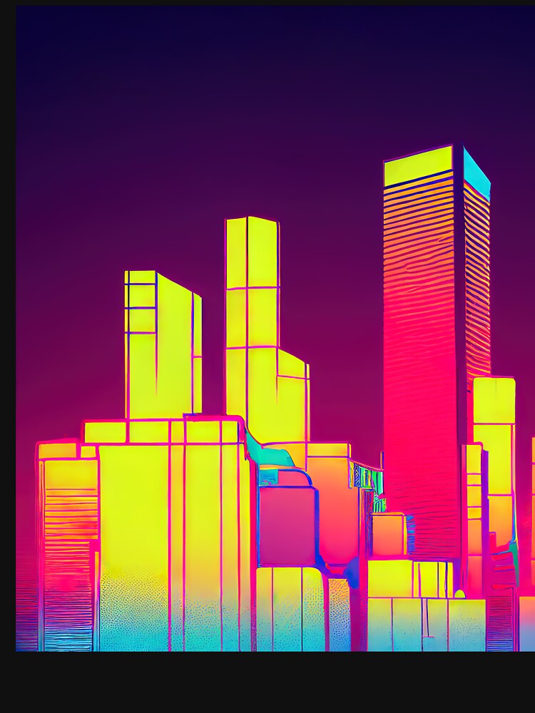 Honolulu Neon Vaporwave by ComicsFactory T-Shirts, Hoodie, Sweatshirt | BlankRebels.com (Image 3)