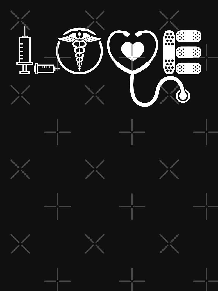 Love Nurse Cute Nurse Cool Nurse, ER, RN, CNA, ICU Medical Nurse Doctor by AugustBrees T-Shirts, Hoodie, Sweatshirt (Image 3)