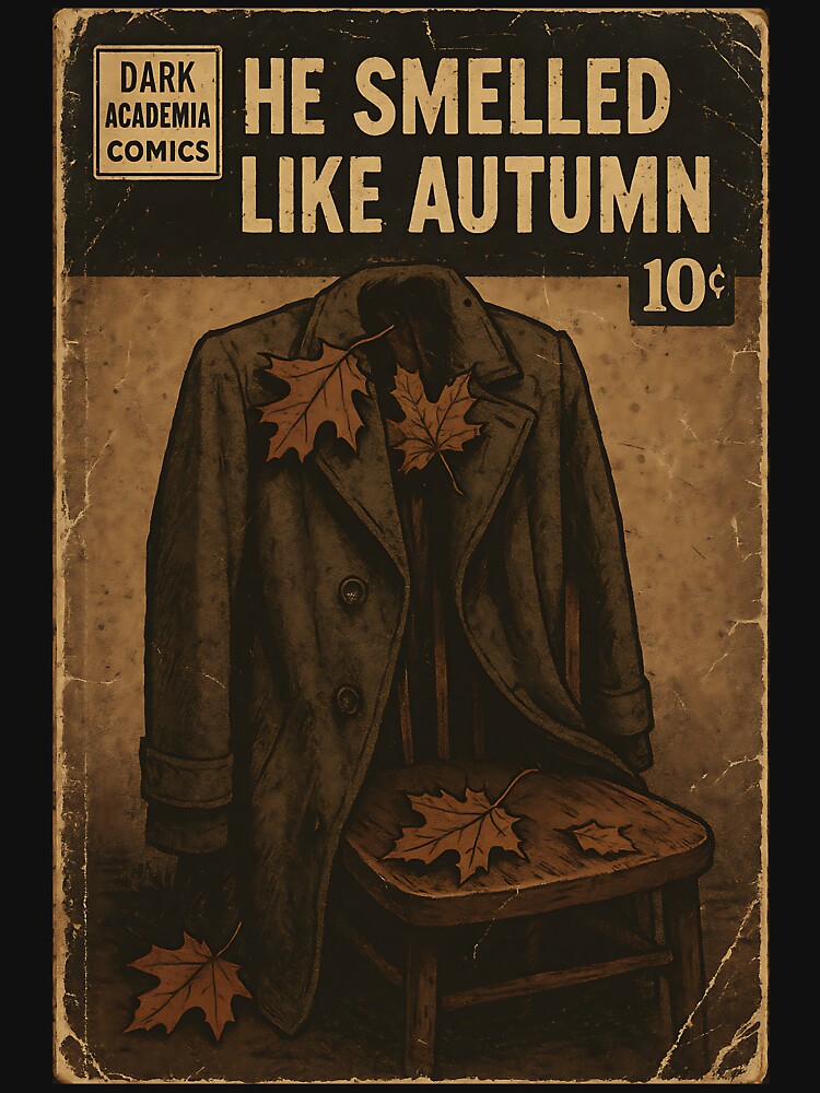 Moody Dark Academia: He smelled like autumn by bapupa T-Shirts, Hoodie, Sweatshirt | BlankRebels.com (Image 3)