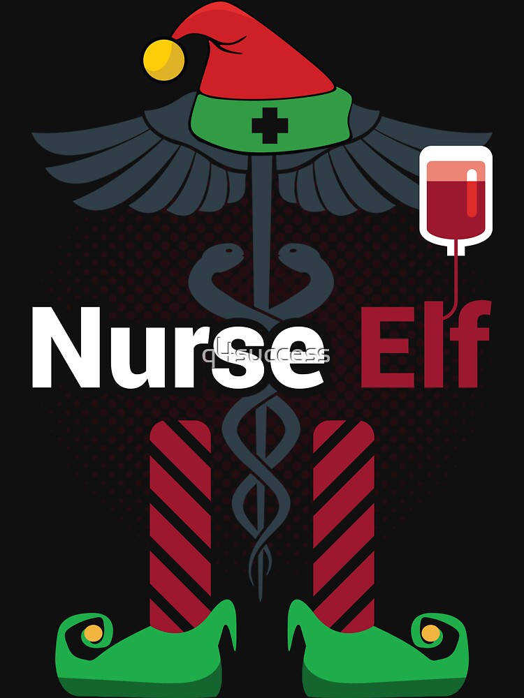 Cute Christmas Holiday Nurse Elf Shirt Ideas by q4success Hoodie, Sweatshirt | BlankRebels.com (Image 3)