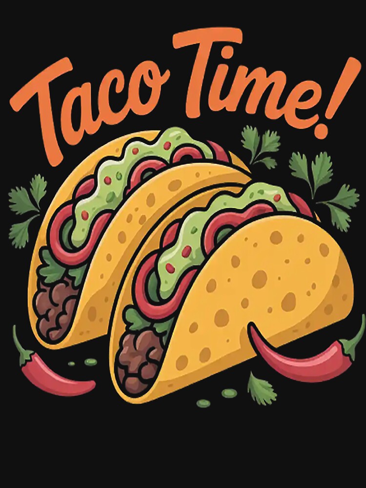 Taco Time Spice Up Life With Flavor Foodie Fun by StuffNestie T-Shirts, Hoodie, Sweatshirt | BlankRebels.com (Image 3)