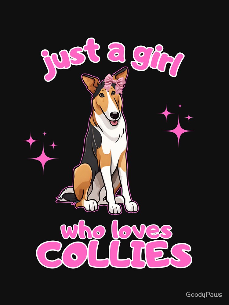 Just a girl who loves dogs Smooth Collie by GoodyPaws T-Shirts, Hoodie, Sweatshirt | BlankRebels.com (Image 3)