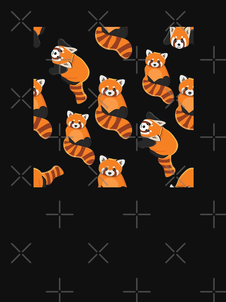 Red Panda Pattern by virillanissa T-Shirts, Hoodie, Sweatshirt | BlankRebels.com (Image 3)