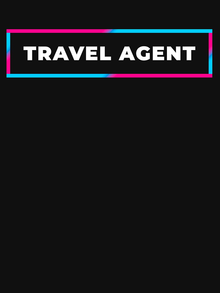 Travel Agent Retro Gradient Frame T-Shirts, Hoodie, Sweatshirt