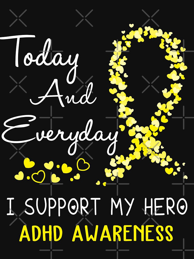Today and Everyday I Support My Hero ADHD Awareness by ArangoaStore T-Shirts, Hoodie, Sweatshirt | BlankRebels.com (Image 2)