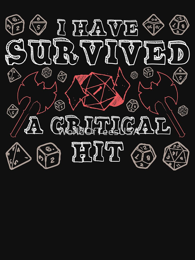 DnD, I have survived... by WorldOfTeesUSA T-Shirts, Hoodie, Sweatshirt | BlankRebels.com (Image 3)