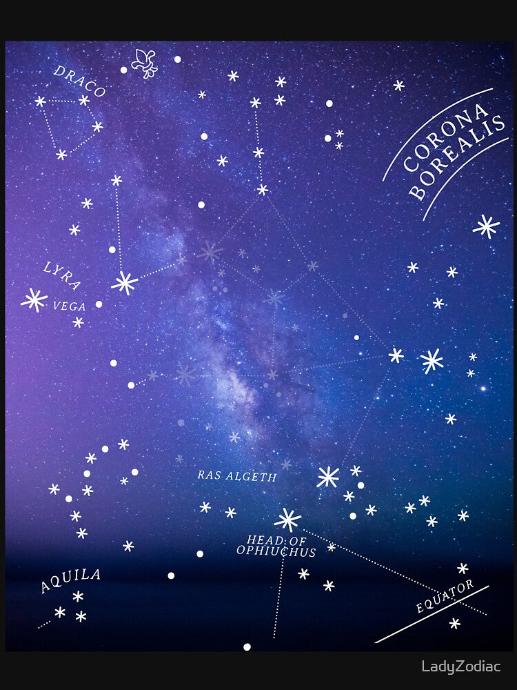 Cosmic Constellations by LadyZodiac T-Shirts, Hoodie, Sweatshirt | BlankRebels.com (Image 3)