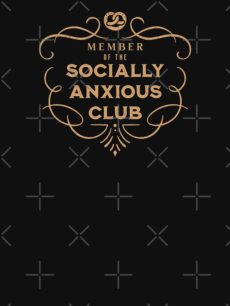 Member of the Socially Anxious Club by VicEllisArt T-Shirts, Hoodie, Sweatshirt | BlankRebels.com (Image 3)