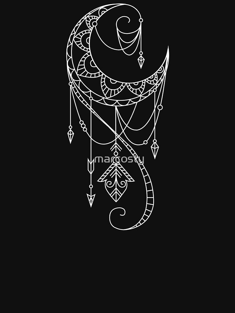 Boho Moon by marcosty T-Shirts, Hoodie, Sweatshirt | BlankRebels.com (Image 3)