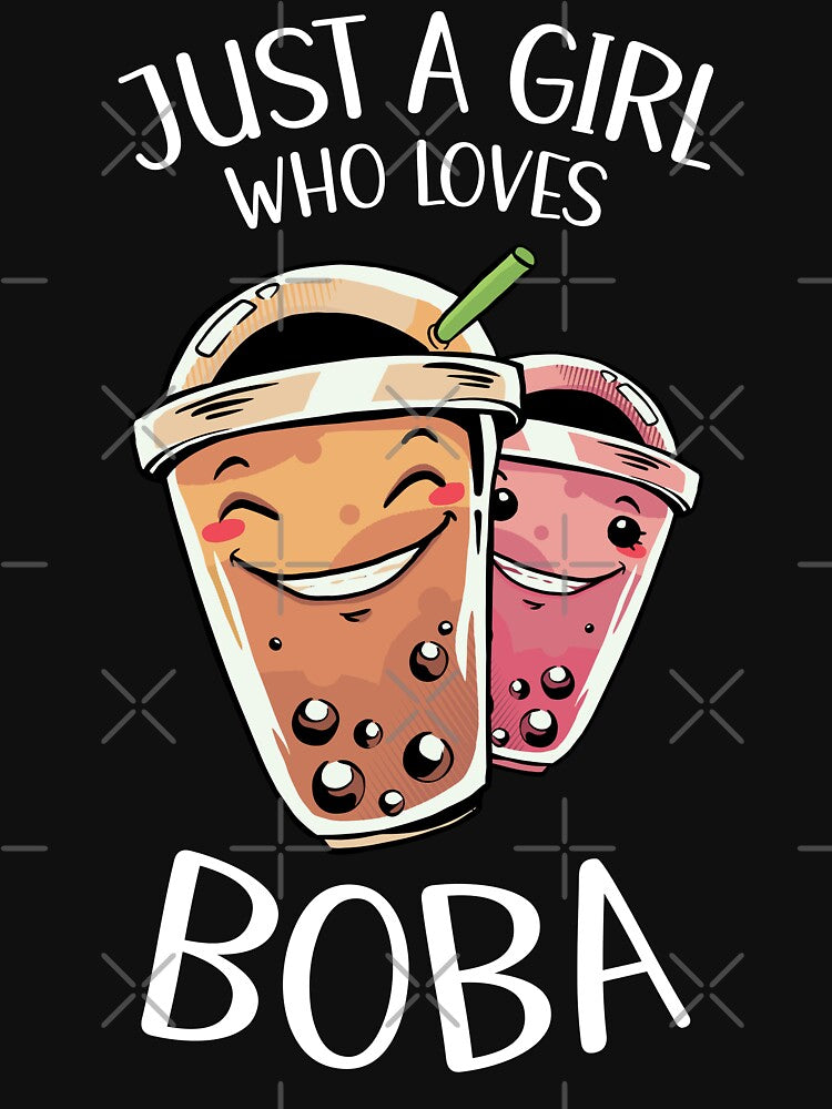 Just A Girl Who Loves Boba by OnepixArt T-Shirts, Hoodie, Sweatshirt | BlankRebels.com (Image 3)