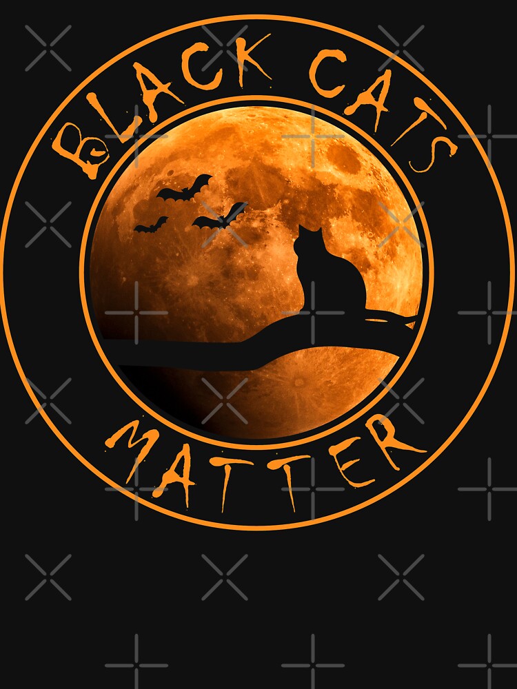 Funny Halloween Black Cats Matter Full Moon and Bats by TKsTees T-Shirts, Hoodie, Sweatshirt | BlankRebels.com (Image 3)