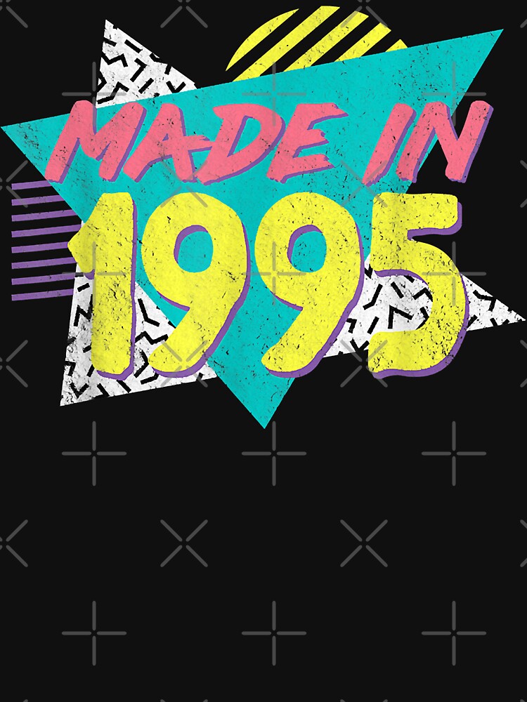 Made In 1995 Retro Vintage 27th Birthday by Katty Williams T-Shirts, Hoodie, Sweatshirt | BlankRebels.com (Image 3)