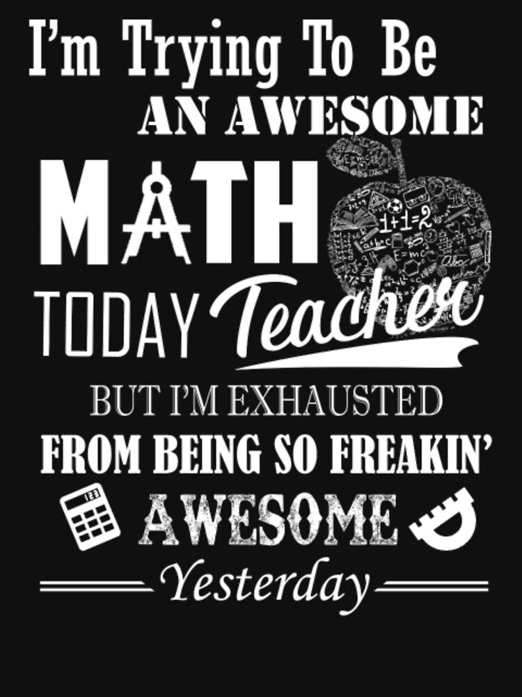Awesome Math Teacher by aryagiri T-Shirts, Hoodie, Sweatshirt | BlankRebels.com (Image 3)