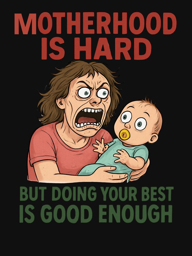 Motherhood is the Hardest Job Shirt, Realistic Mom Life Tee, New Mom Gift, Sentimental Motherhood Quote... (Image 3)