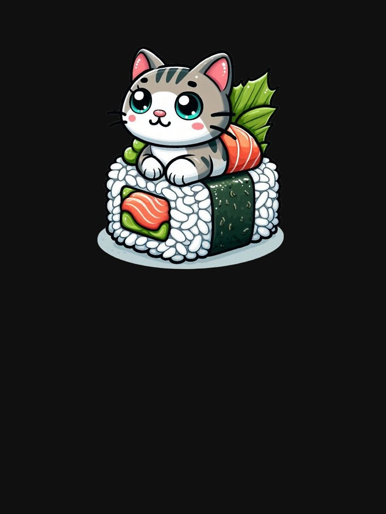 Sushi Cat by FLATVAC STICKER T-Shirts, Hoodie, Sweatshirt | BlankRebels.com (Image 3)