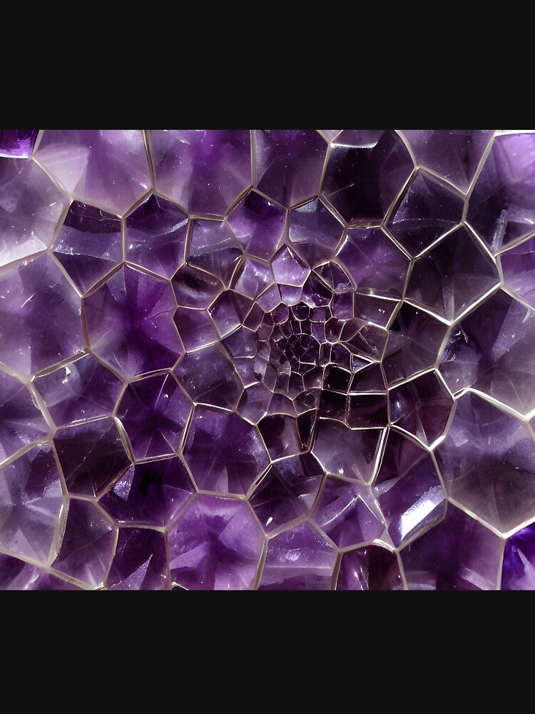 Amethyst 17 Mandala by christineiris T-Shirts, Hoodie, Sweatshirt | BlankRebels.com (Image 3)