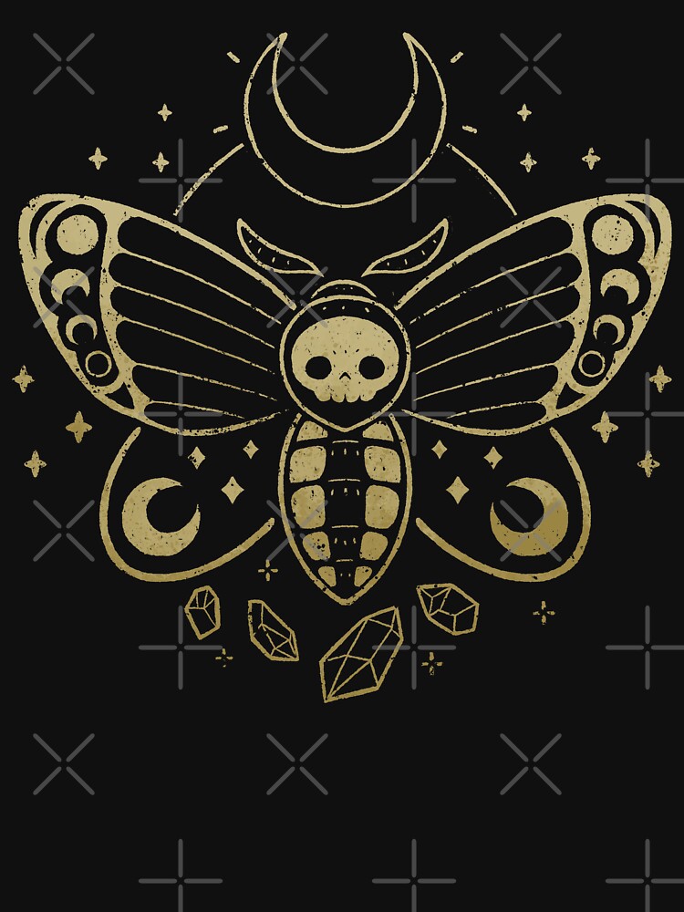 Occult Deaths Head Moth by xMorfina T-Shirts, Hoodie, Sweatshirt | BlankRebels.com (Image 3)