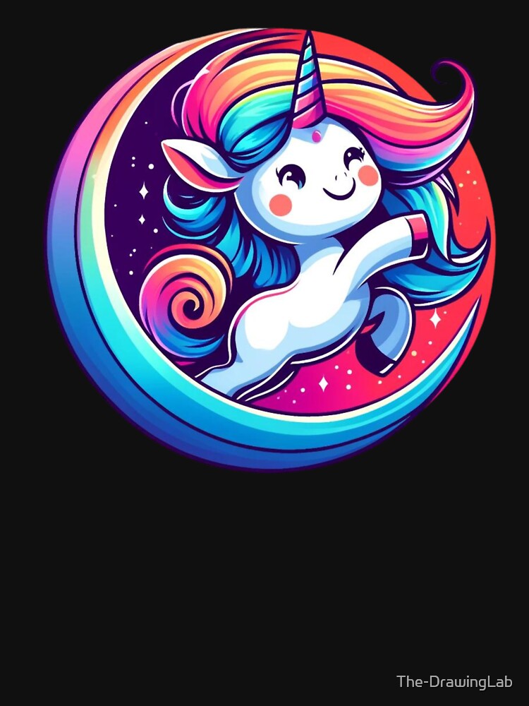 Cosmic Rainbow Unicorn by The-DrawingLab T-Shirts, Hoodie, Sweatshirt | BlankRebels.com (Image 3)