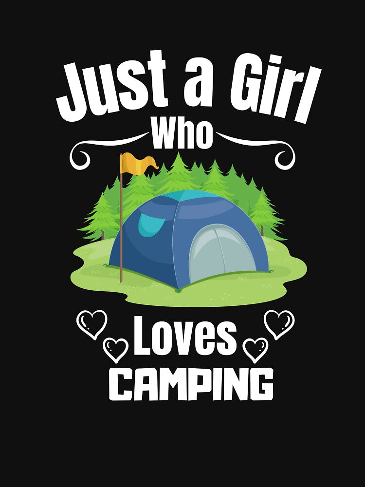 Just Girl Who Loves Camping #03 T-Shirts, Hoodie, Sweatshirt