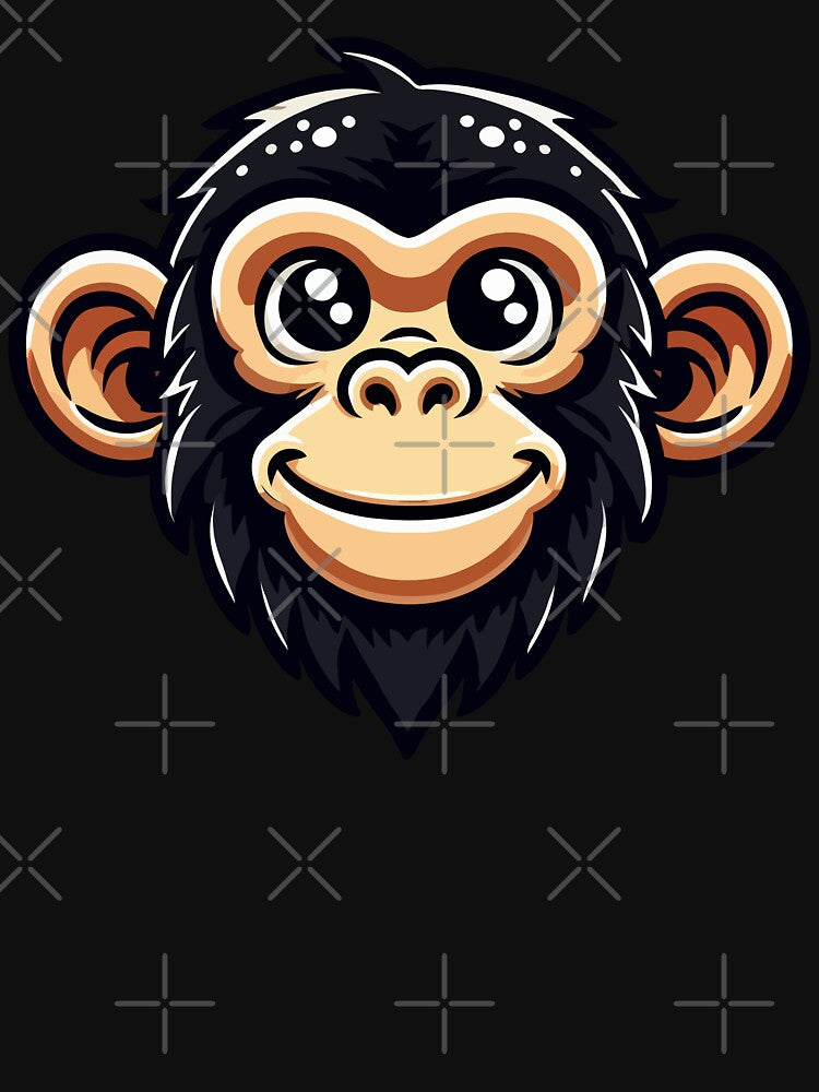 Happy Chimp - Playful Primate Mascot by Apex-Ape T-Shirts, Hoodie, Sweatshirt | BlankRebels.com (Image 3)