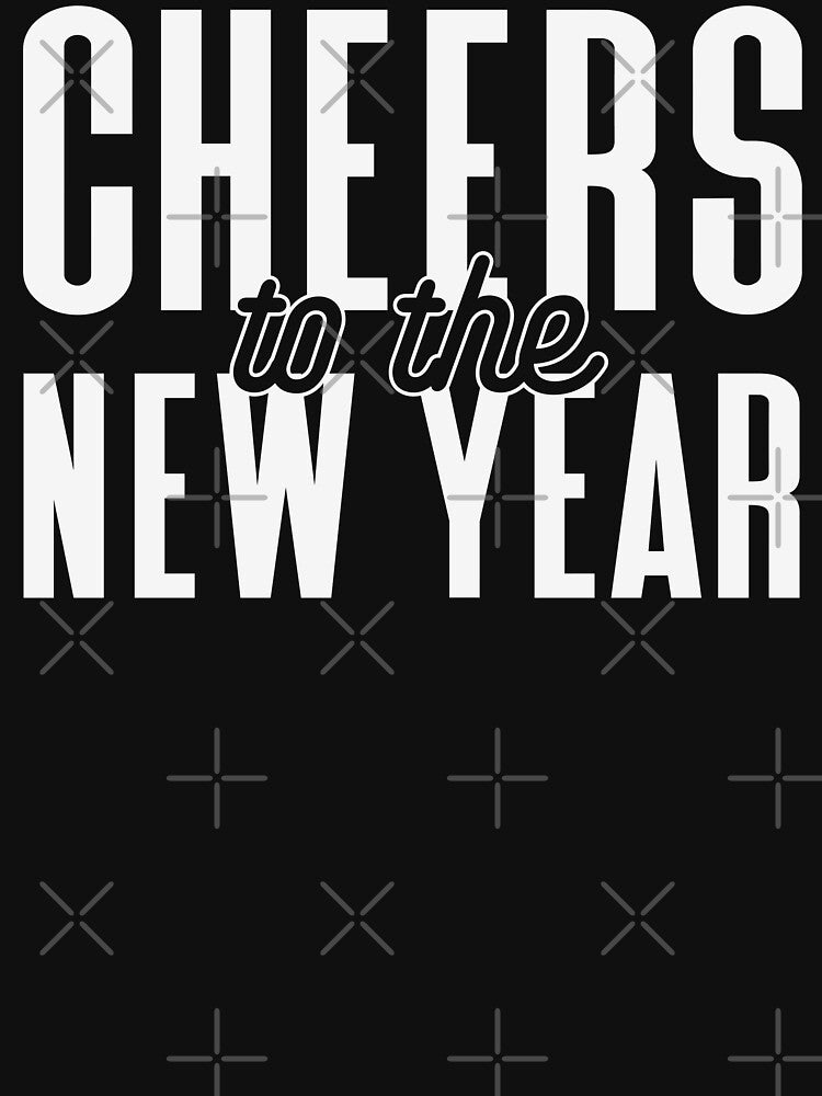 Cheers to the New Year - Happy New Year 2024 Celebration (White Design) by Spiprinto T-Shirts, Hoodie, Sweatshirt (Image 3)