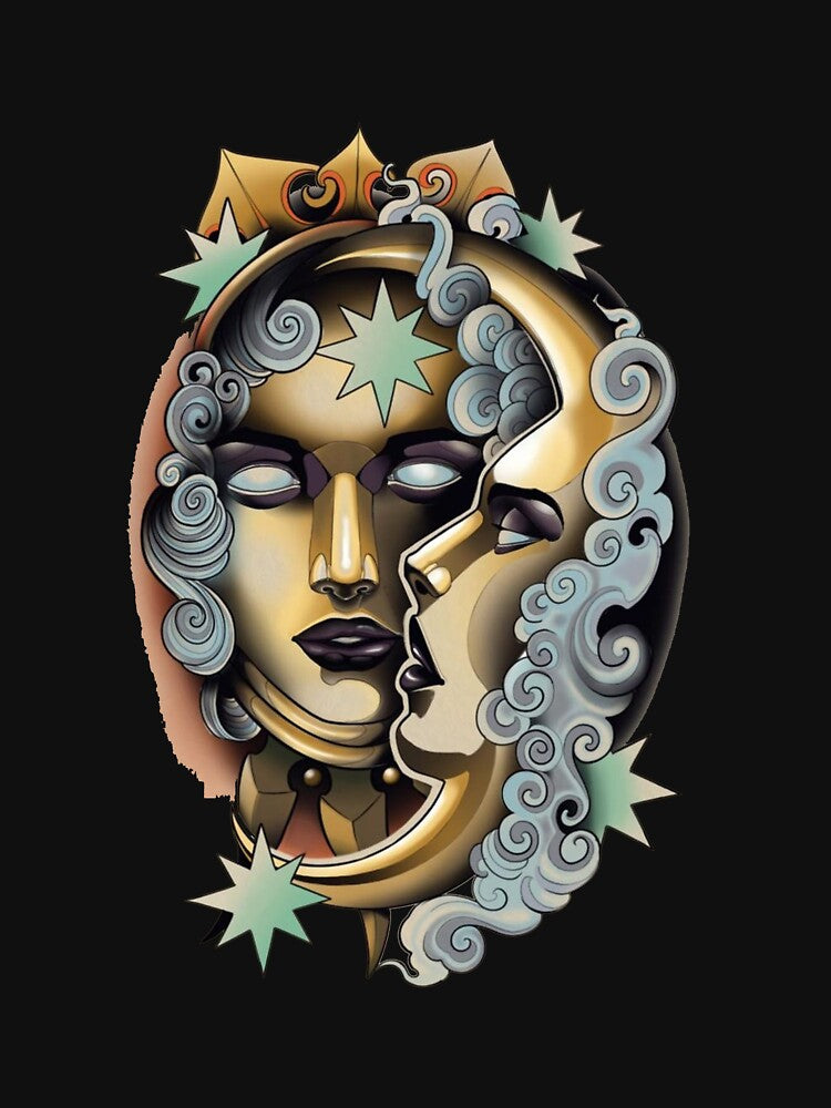 moon phase by stefranco T-Shirts, Hoodie, Sweatshirt | BlankRebels.com (Image 3)
