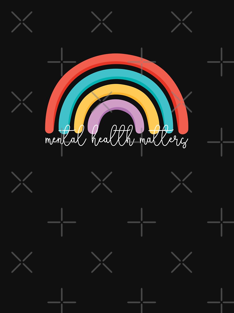 Mental health matters rainbow by Mindy Bubble T-Shirts, Hoodie, Sweatshirt | BlankRebels.com (Image 3)
