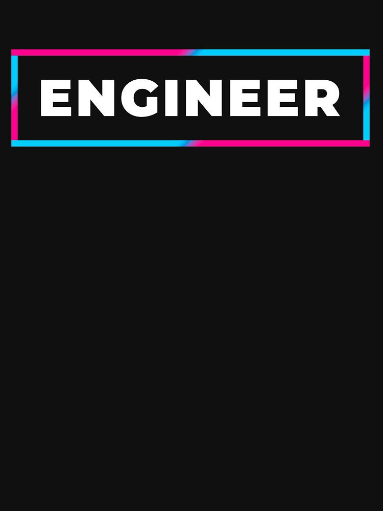 Engineer retro gradient frame by SVPOD T-Shirts, Hoodie, Sweatshirt | BlankRebels.com (Image 3)