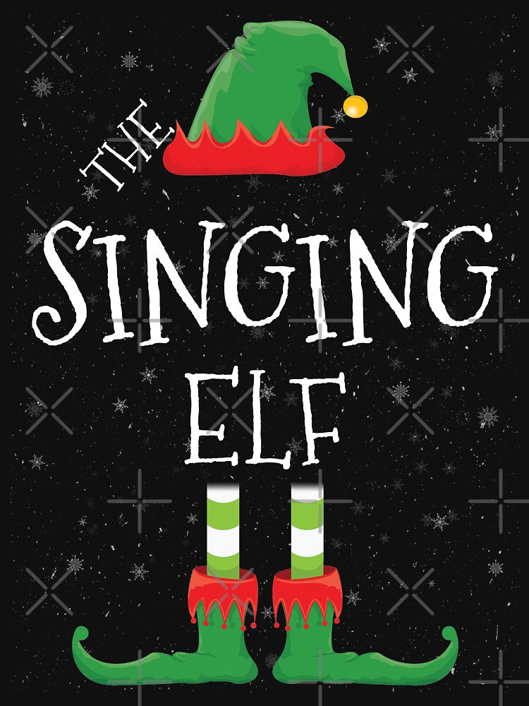 Singing Elf Family Matching Christmas Group Funny Gift by DavisHasari T-Shirts, Hoodie, Sweatshirt (Image 3)
