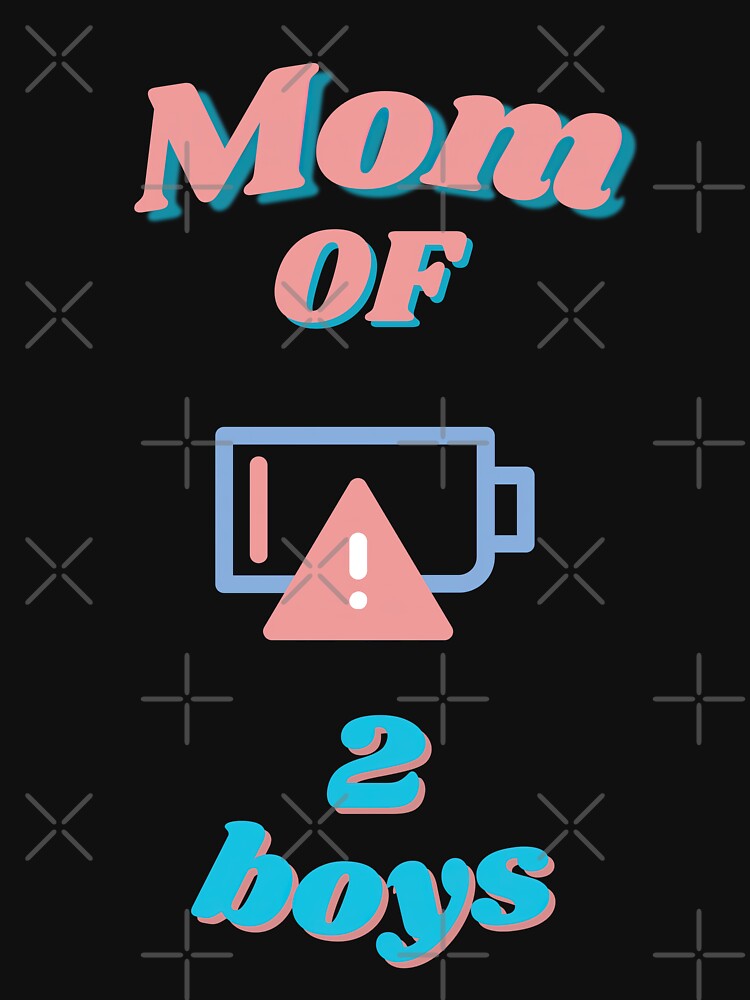 mom of 2 boys by snarkoriginals T-Shirts, Hoodie, Sweatshirt | BlankRebels.com (Image 3)