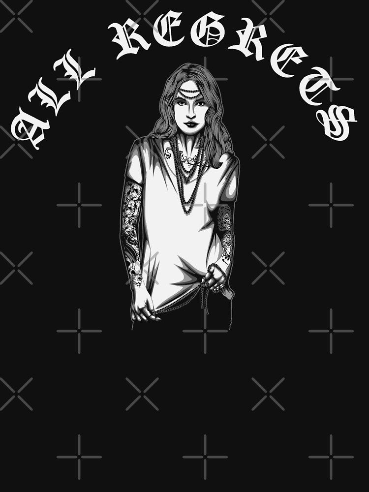 All Regrets Trendy Goth Style by darknessjeff86 T-Shirts, Hoodie, Sweatshirt | BlankRebels.com (Image 3)