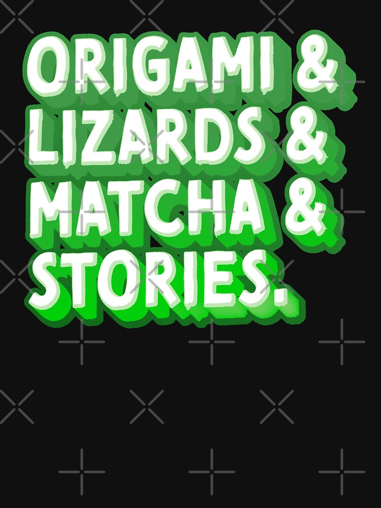 Origami & Lizards & Matcha & Stories by jazzydevil T-Shirts, Hoodie, Sweatshirt | BlankRebels.com (Image 3)