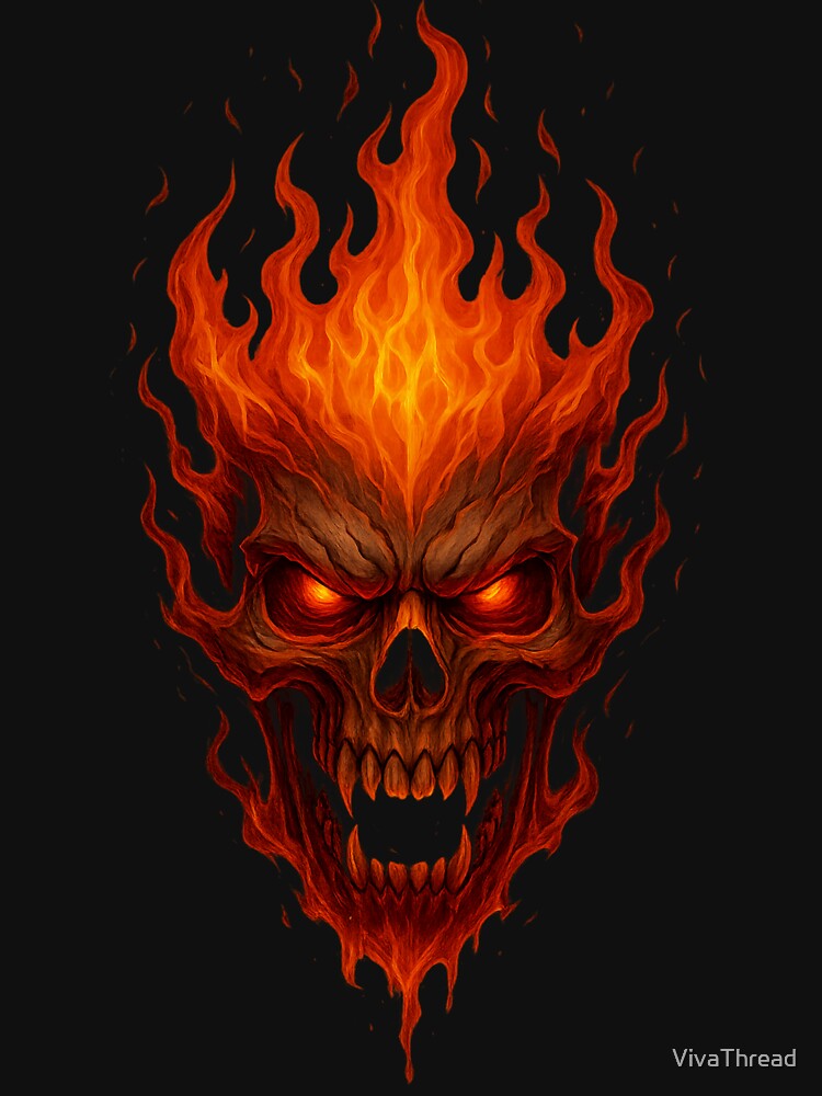 Scream Rising from the Flames by VivaThread T-Shirts, Hoodie, Sweatshirt | BlankRebels.com (Image 3)