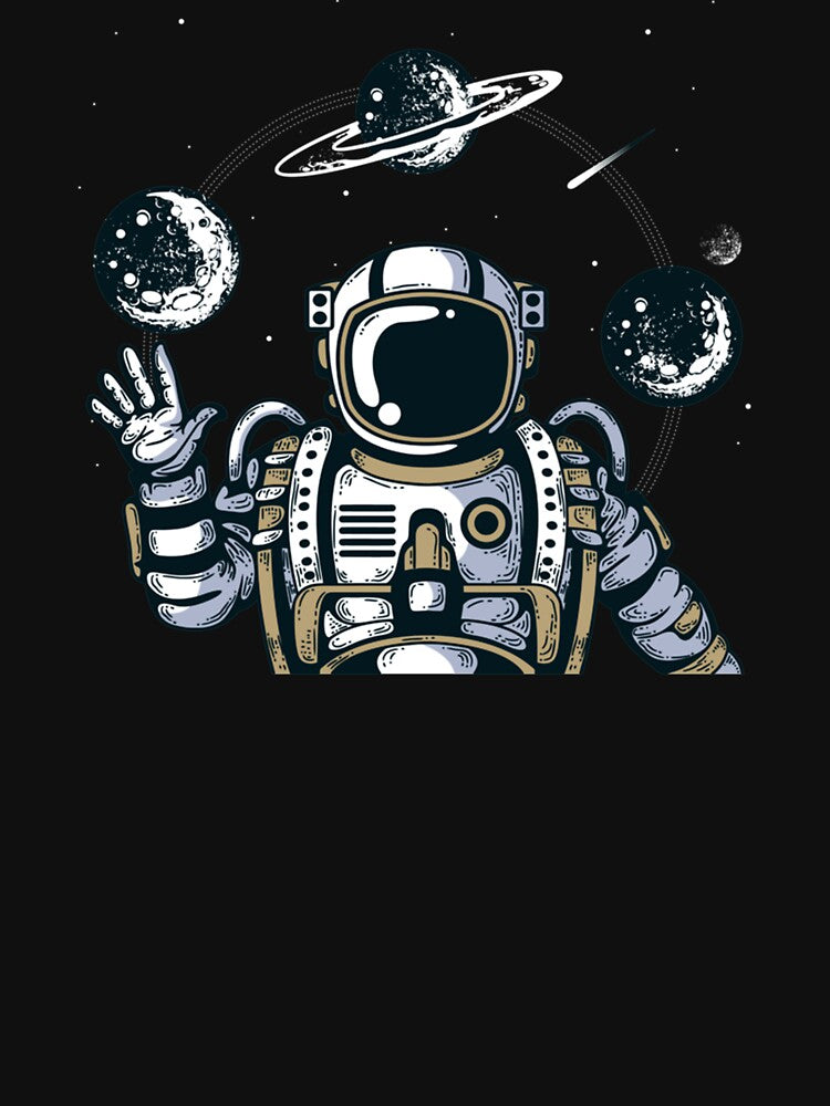 Spaceman on the Space by Ramon Bednar T-Shirts, Hoodie, Sweatshirt | BlankRebels.com (Image 3)