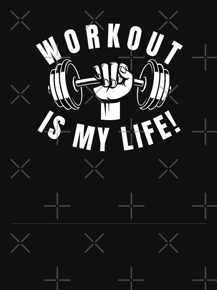 Workout is my life by SN-DesignShop T-Shirts, Hoodie, Sweatshirt | BlankRebels.com (Image 3)