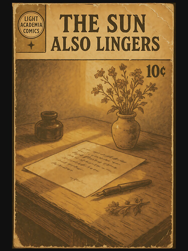 Nostalgic Light Academia: The Sun Also Lingers by bapupa T-Shirts, Hoodie, Sweatshirt | BlankRebels.com (Image 3)