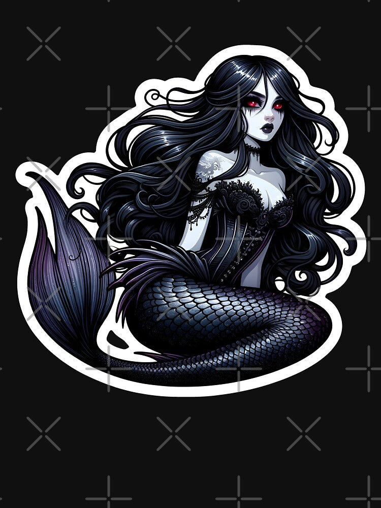Gothic Mermaid by Truck Stop One T-Shirts, Hoodie, Sweatshirt | BlankRebels.com (Image 3)