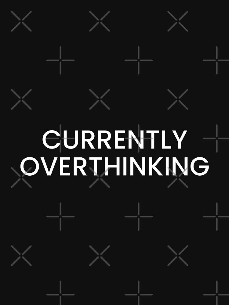 Currently Overthinking – Minimal Introvert Quote Tee by PixelPlush Hoodie, Sweatshirt | BlankRebels.com (Image 3)