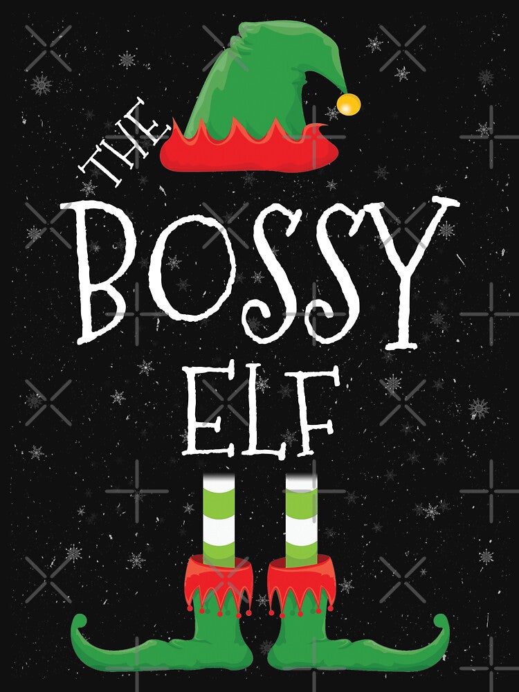 Bossy Elf Family Matching Christmas Group Funny Gift by DavisHasari T-Shirts, Hoodie, Sweatshirt | BlankRebels.com (Image 3)