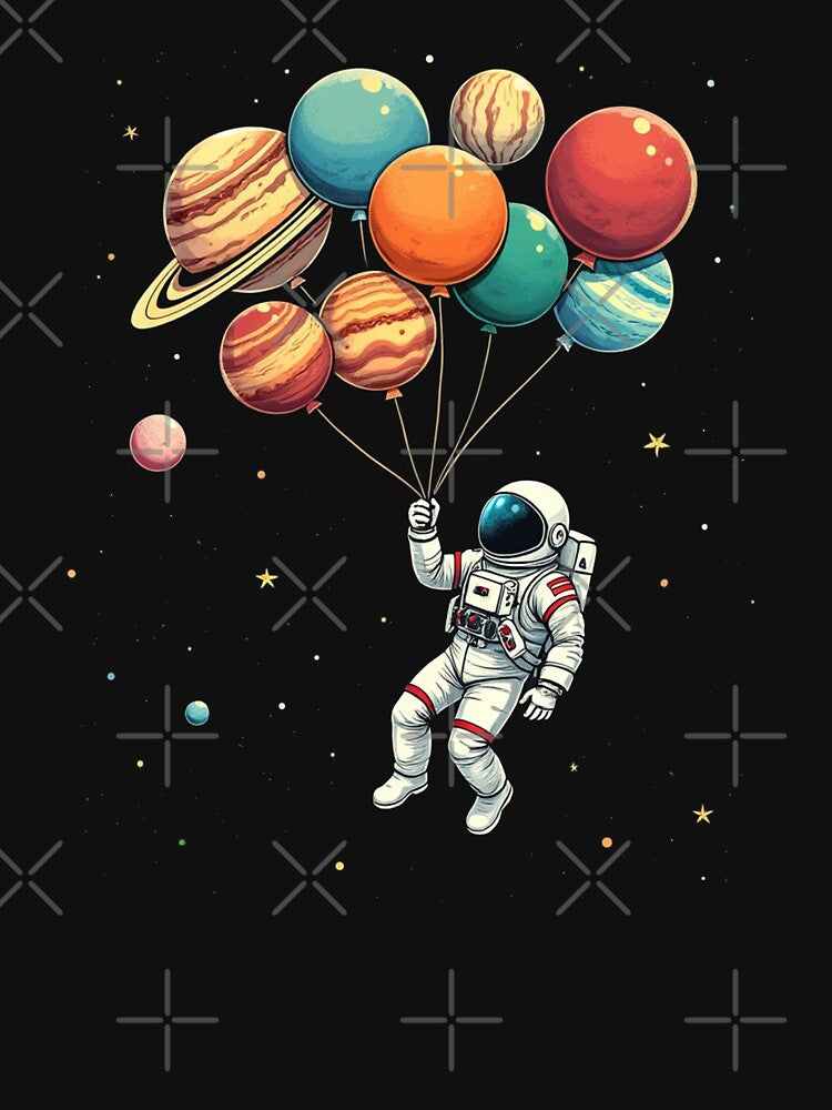 Astronaut Balloons by Blok45 T-Shirts, Hoodie, Sweatshirt | BlankRebels.com (Image 3)