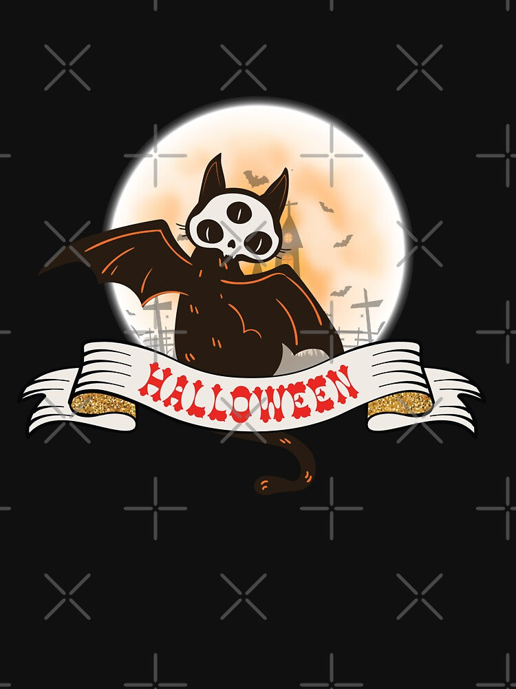 Happy Halloween Demon cat design by Le Huy T-Shirts, Hoodie, Sweatshirt | BlankRebels.com (Image 3)